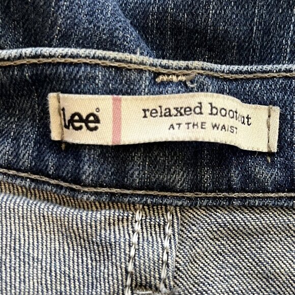 Lee Womens Jeans Relaxed Bootcut At The Waist Medium Wash High Rise Size 16 M - Picture 6 of 8